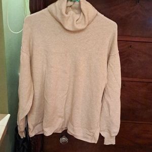 Free People Cowl/Turtleneck in Oatmeal